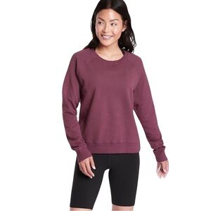 UGG Purple Sweatshirt with Zipper Accents
